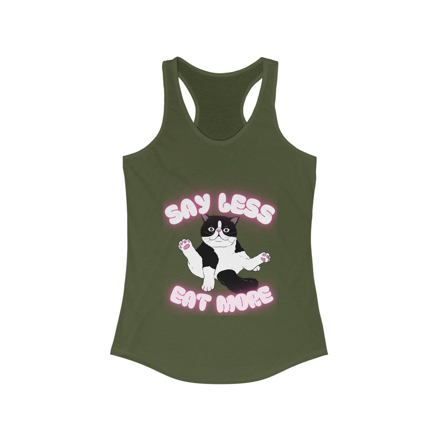 Say Less Eat More Tee, Funny Pet Shirt