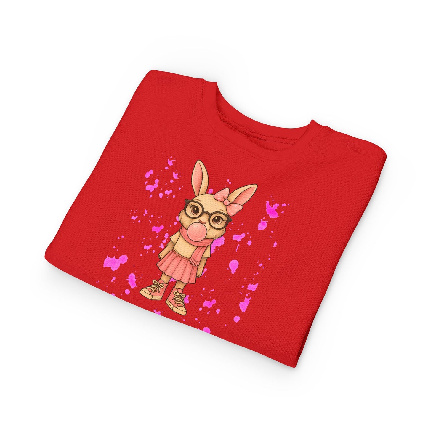 Cute Bunny Toddler Sweatshirt, Kids' Casual Wear