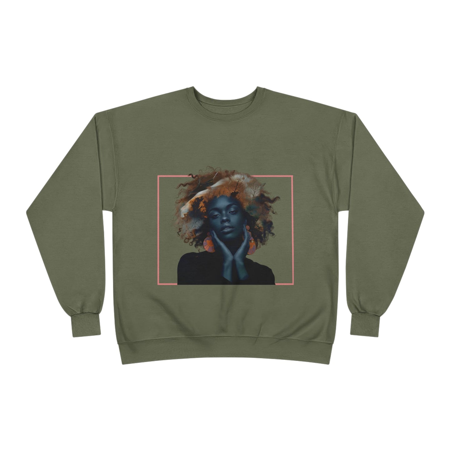 Unisex EcoSmart® Crewneck Sweatshirt with Artistic Graphic
