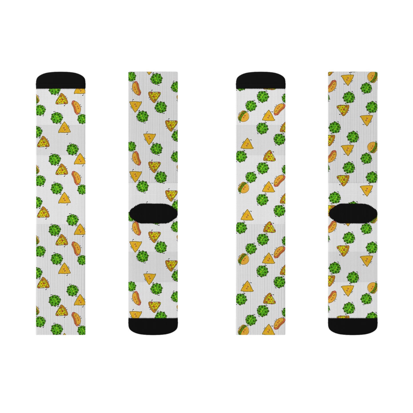 White Munchie Socks| Unisex