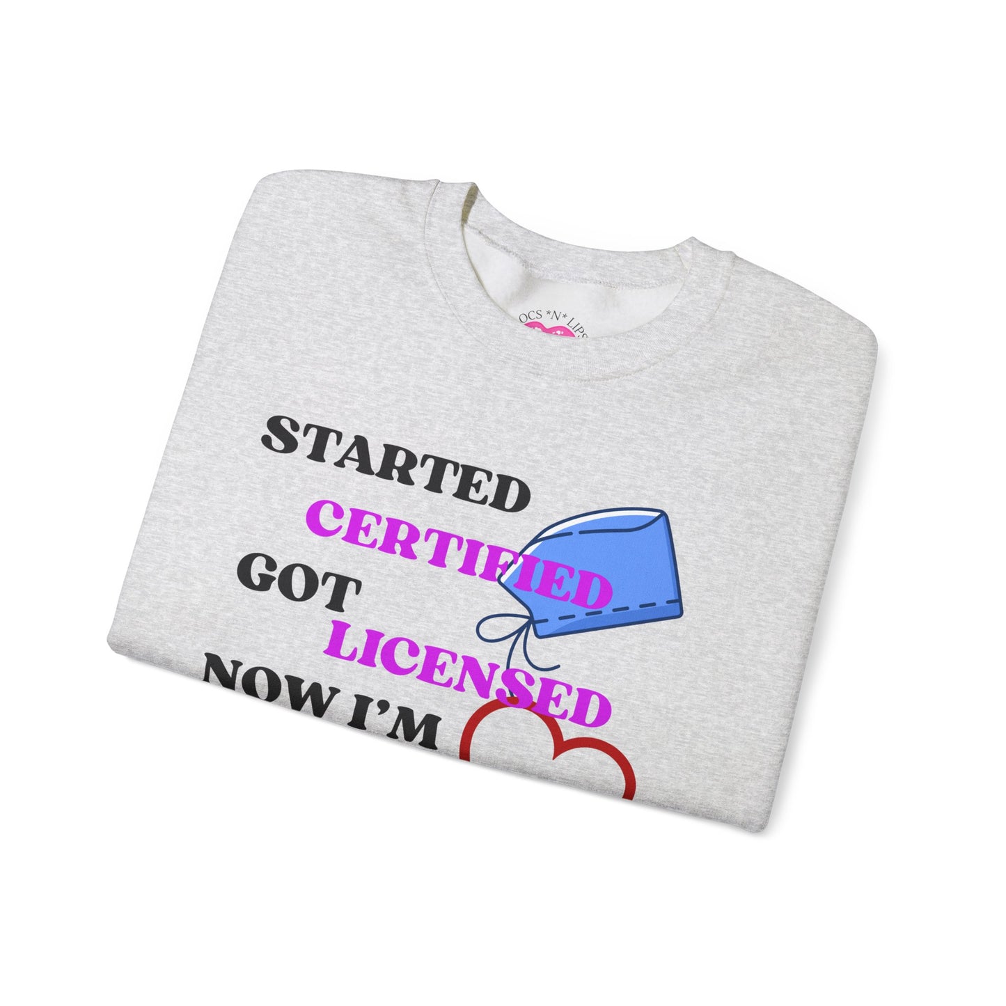 Certified Journey Unisex Sweatshirt, Motivational Crewneck