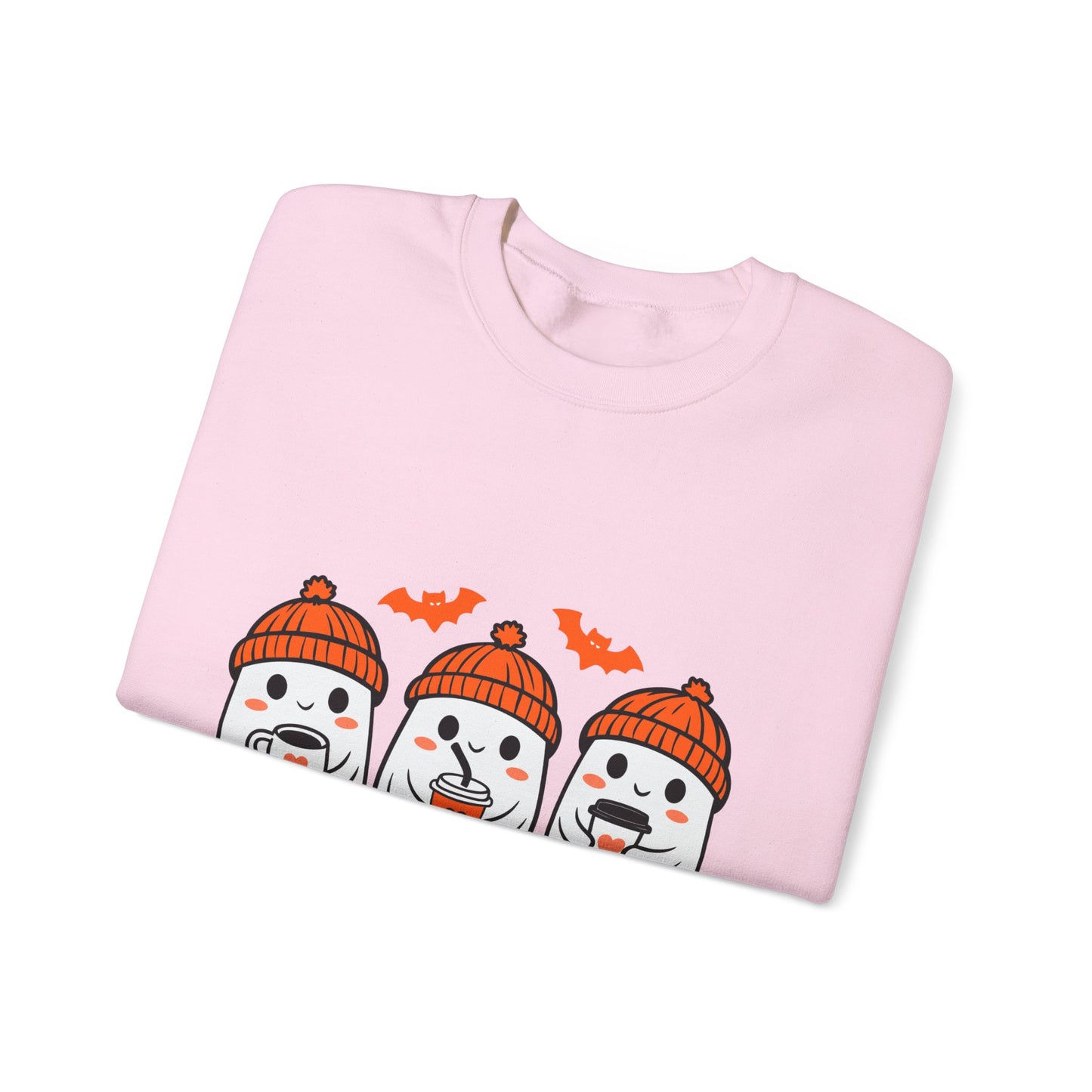 Spooky Ghosts Crewneck Sweatshirt, Halloween Sweatshirt