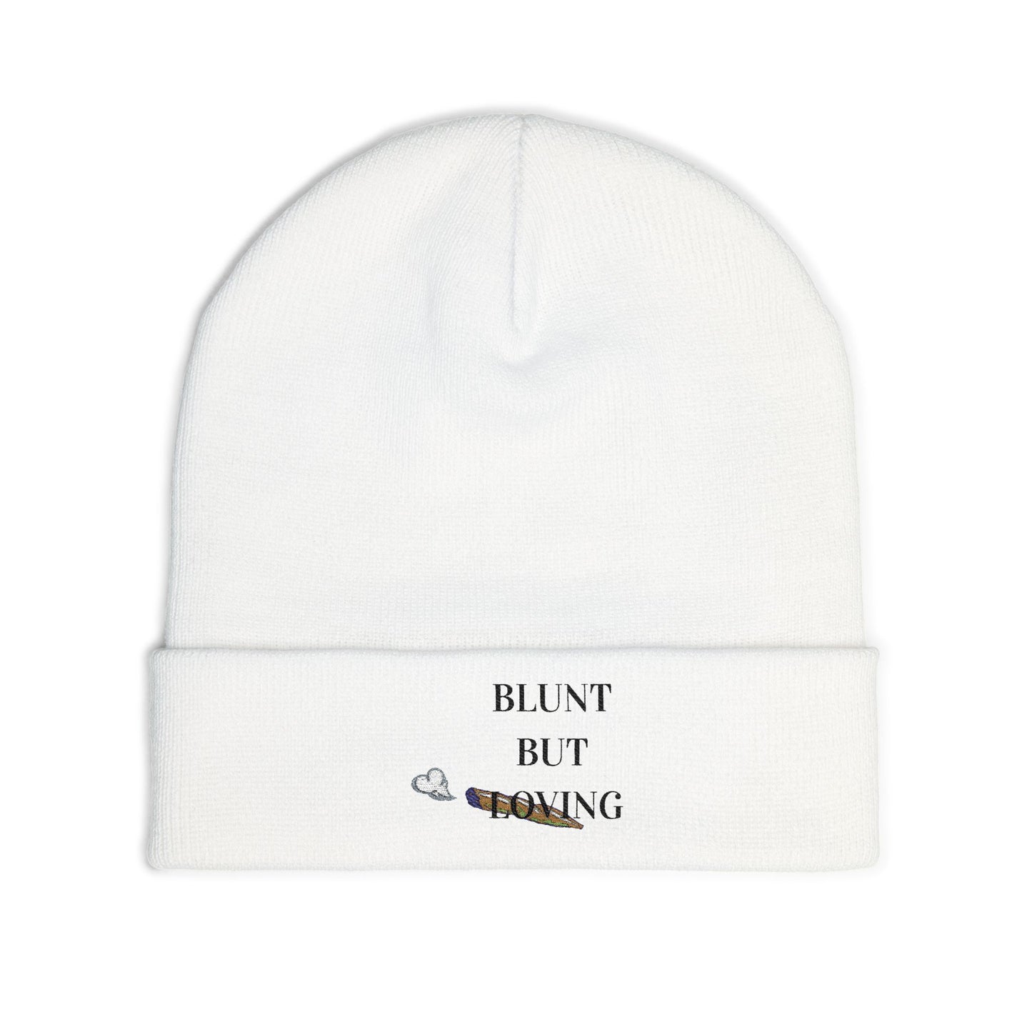 Blunt But Loving Knit Beanie