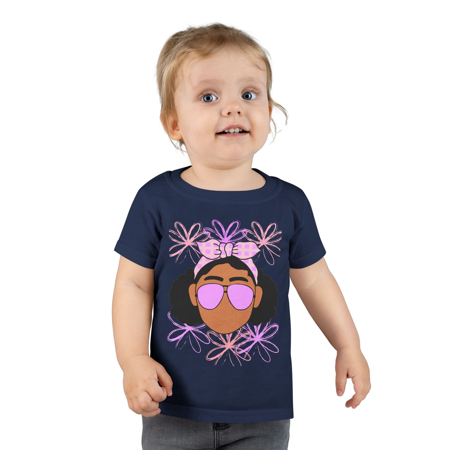 Trendy Toddler Tee: Cool Shades Design