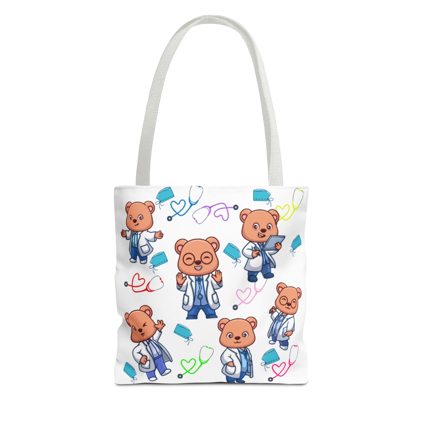 Cute Doctor Bear Tote Bag, Medical Student Gift
