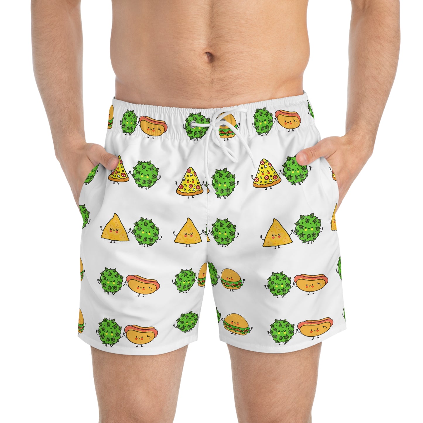 "Fun Foodie" Swim Trunks