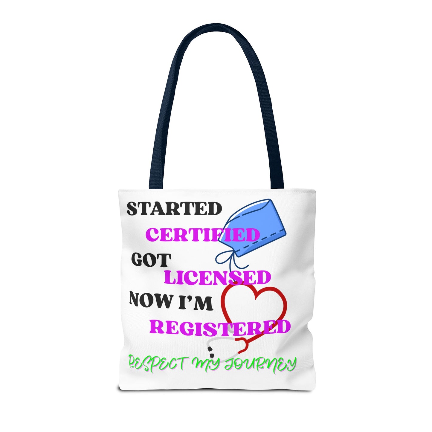 Certified Journey Tote Bag, Inspirational Gift