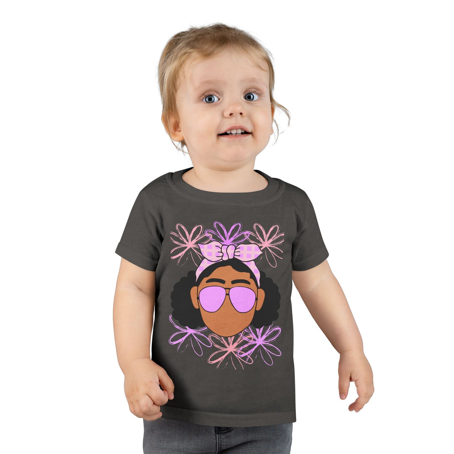 Trendy Toddler Tee: Cool Shades Design