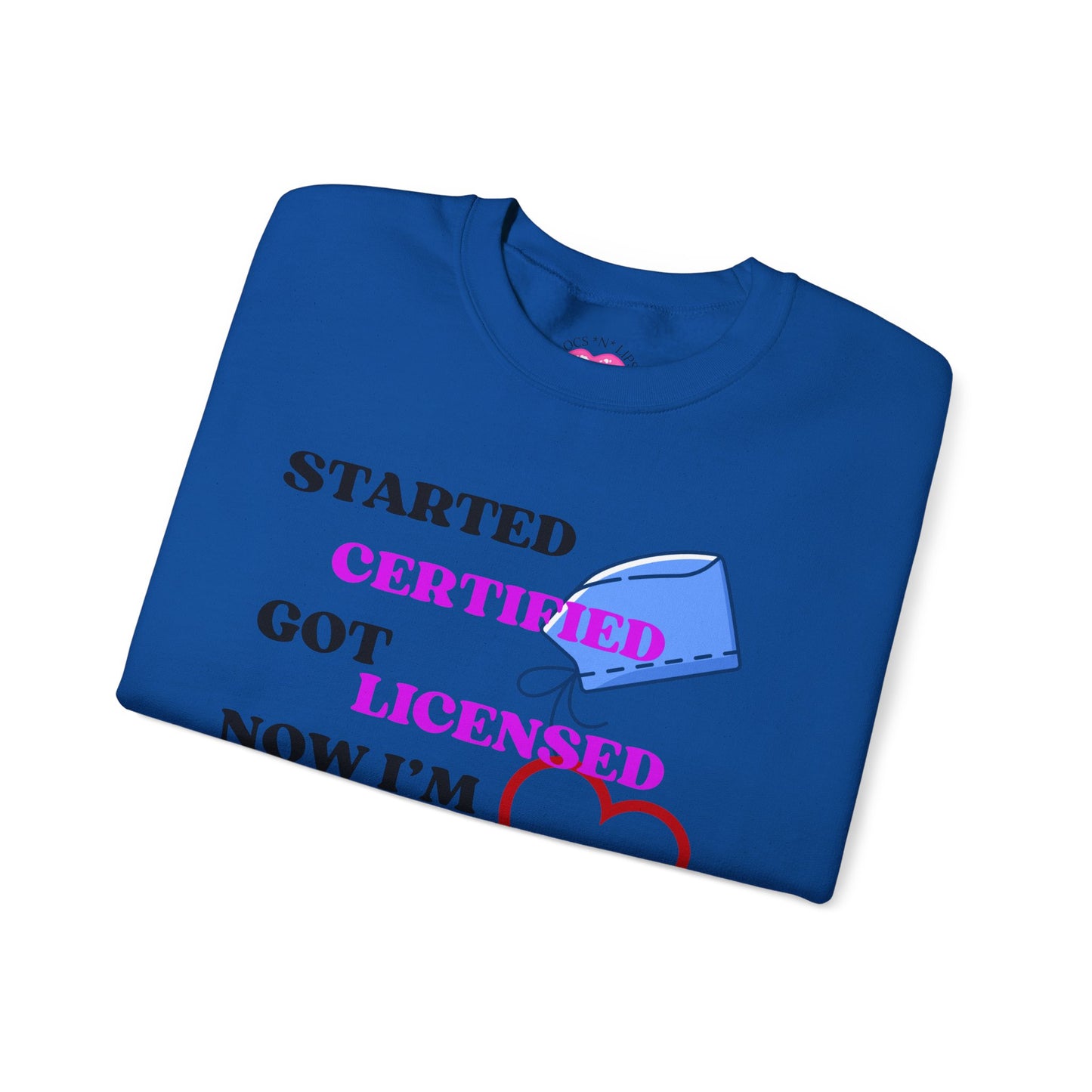Certified Journey Unisex Sweatshirt, Motivational Crewneck