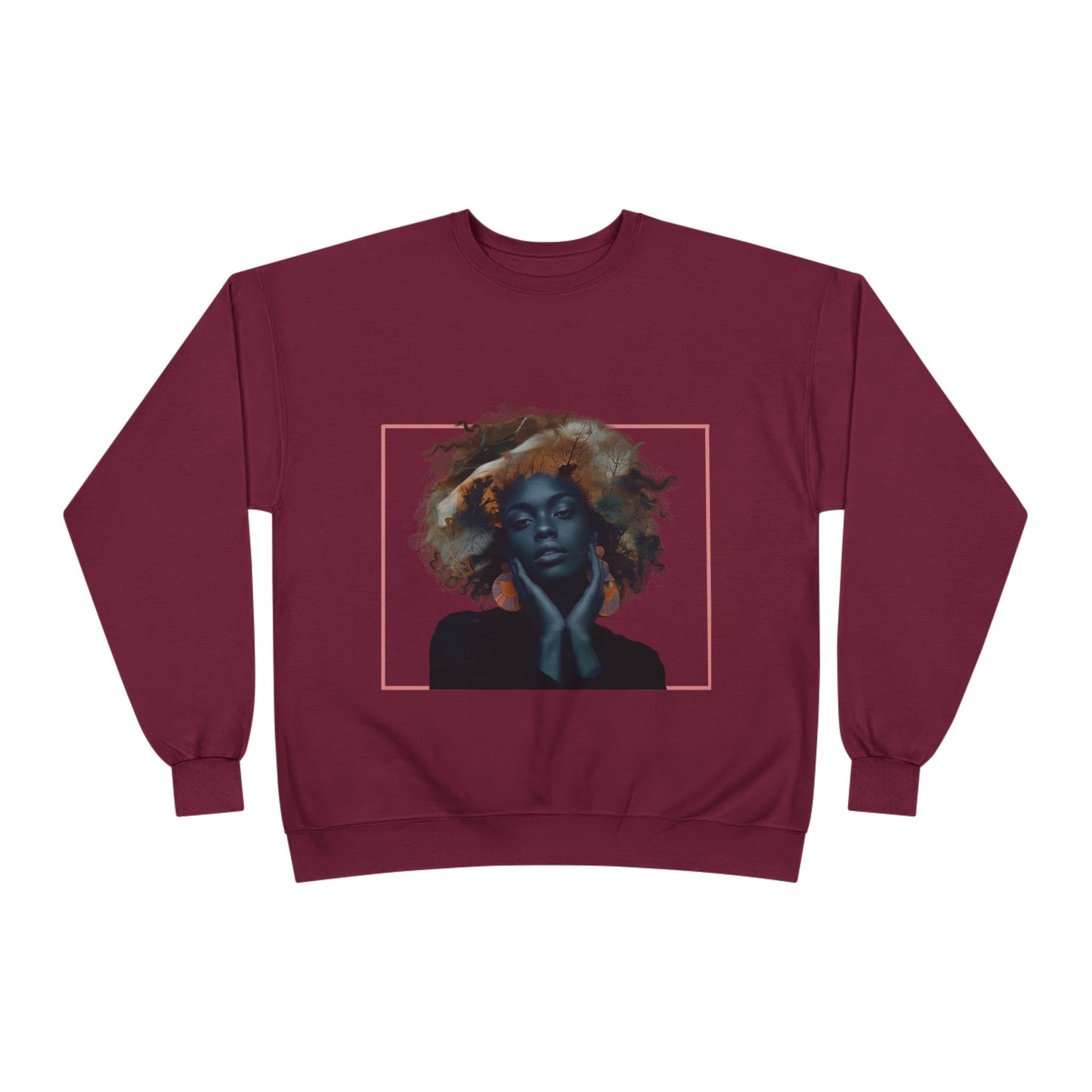 Unisex EcoSmart® Crewneck Sweatshirt with Artistic Graphic
