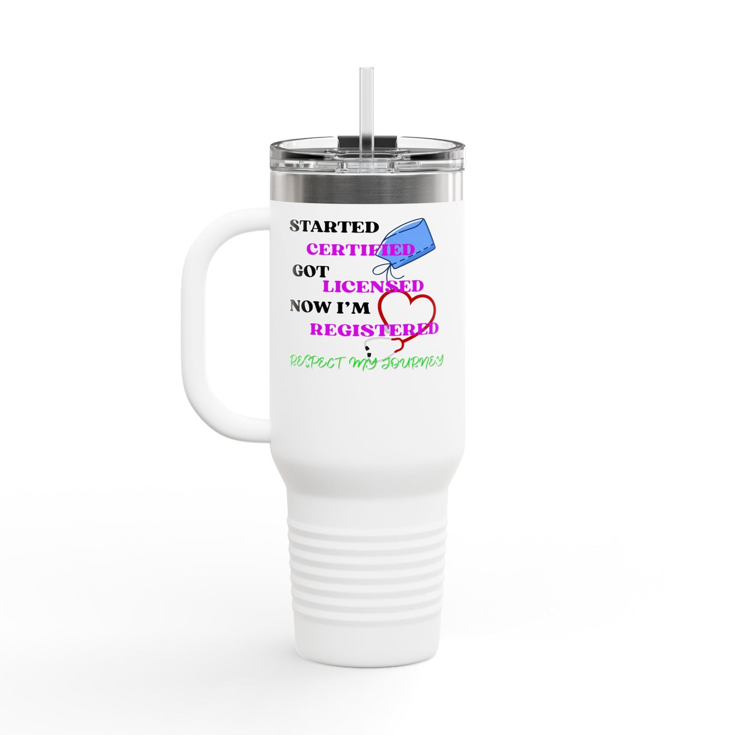 Certified Travel Mug, Licensed Cup for Professionals