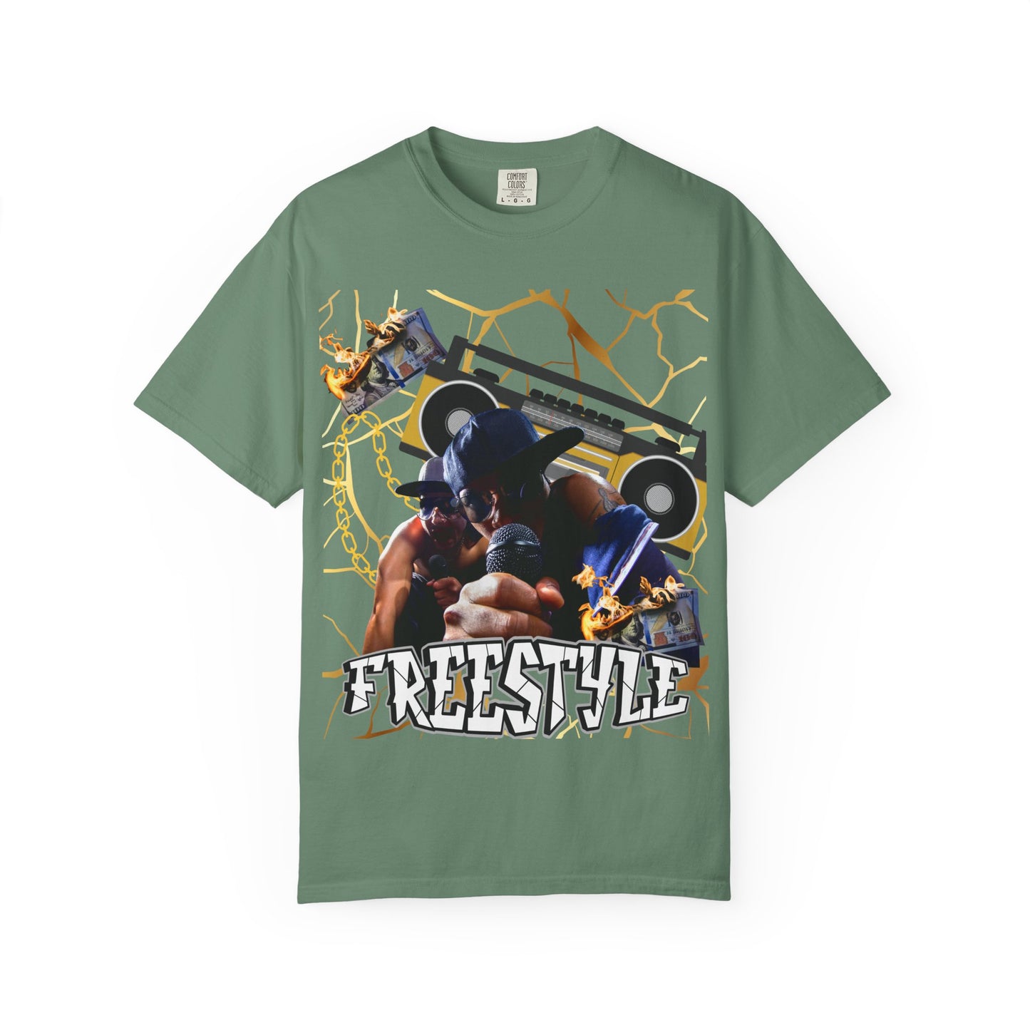 Retro Graphic T-Shirt with 'Freestyle' Design