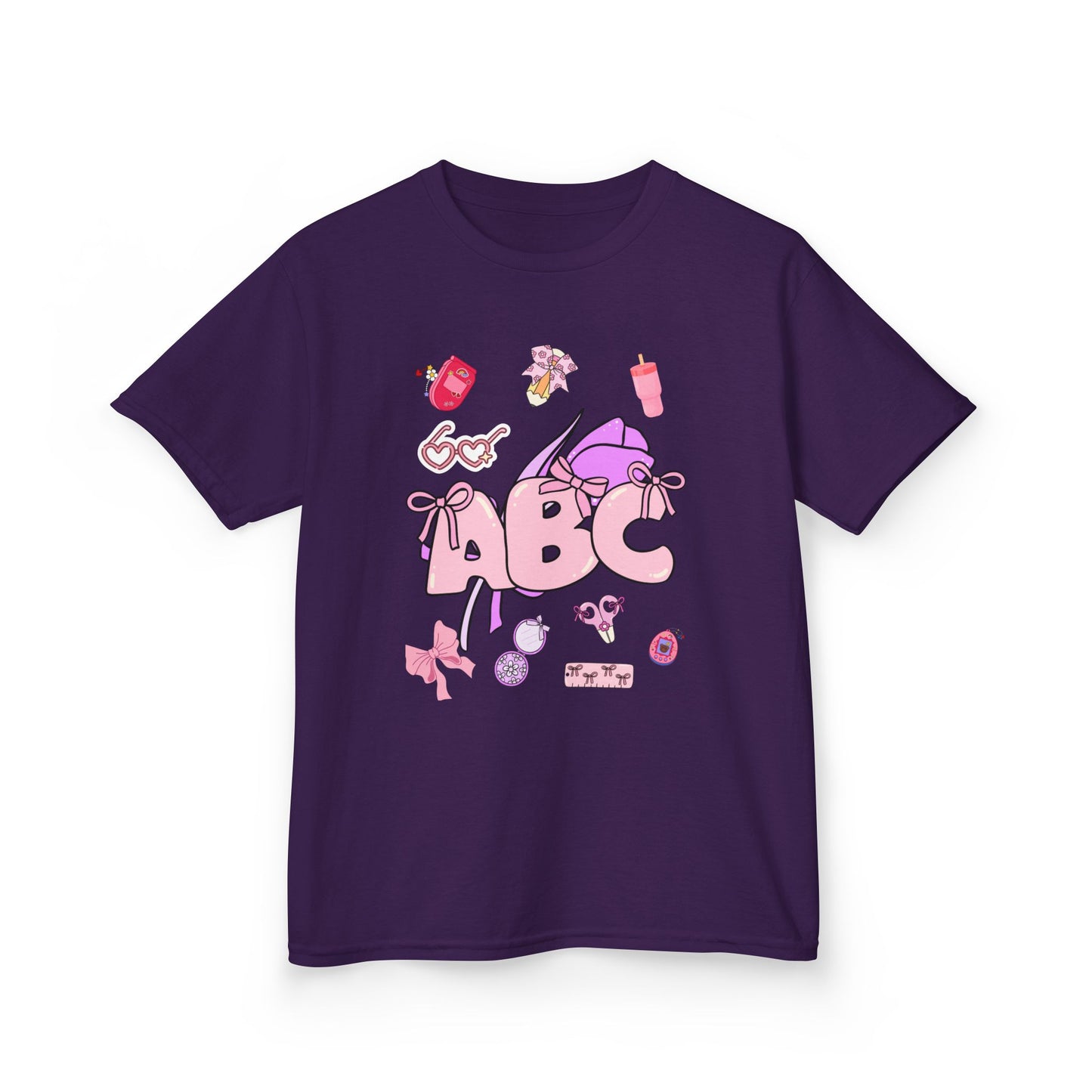 Colorful ABC Kids Tee, Playful Cotton Tee