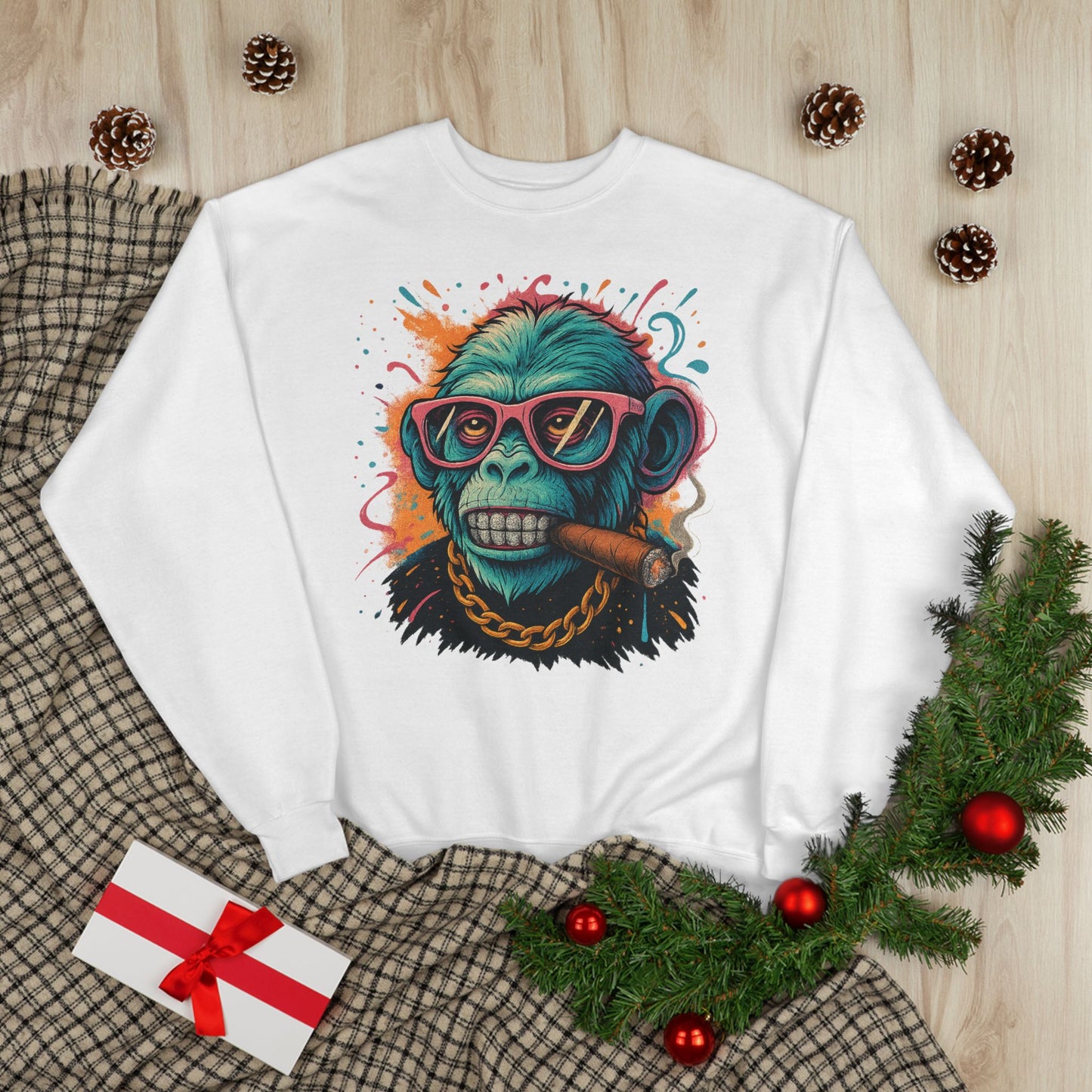 Eco-Friendly 'Boss Mode' Crewneck Sweatshirt, Unisex Cozy Sweatshirt, Casual Streetwear, Gift for Him/Her, Party/Everyday Wear