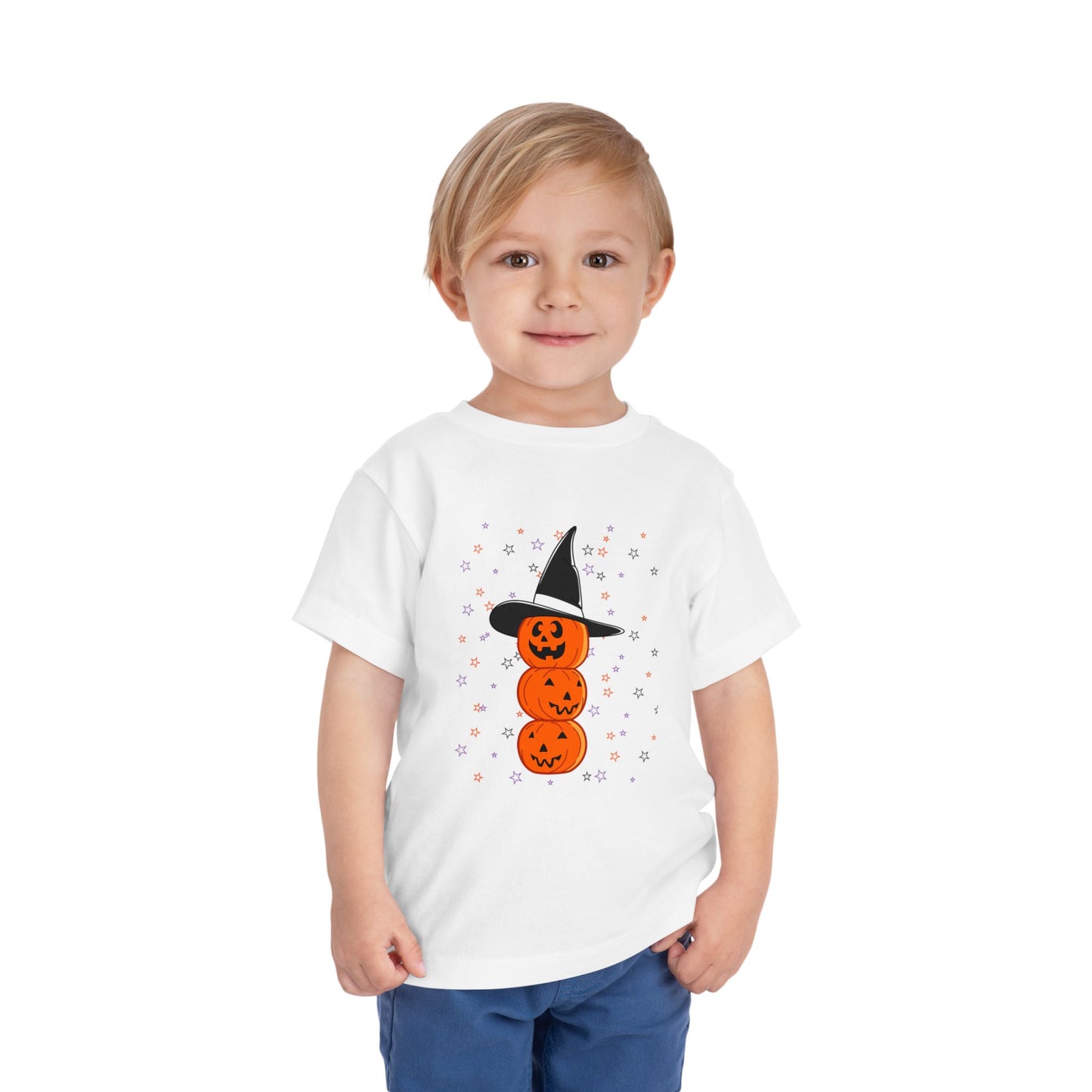 Halloween Pumpkin Tee for Toddlers, Cute Kids Shirt