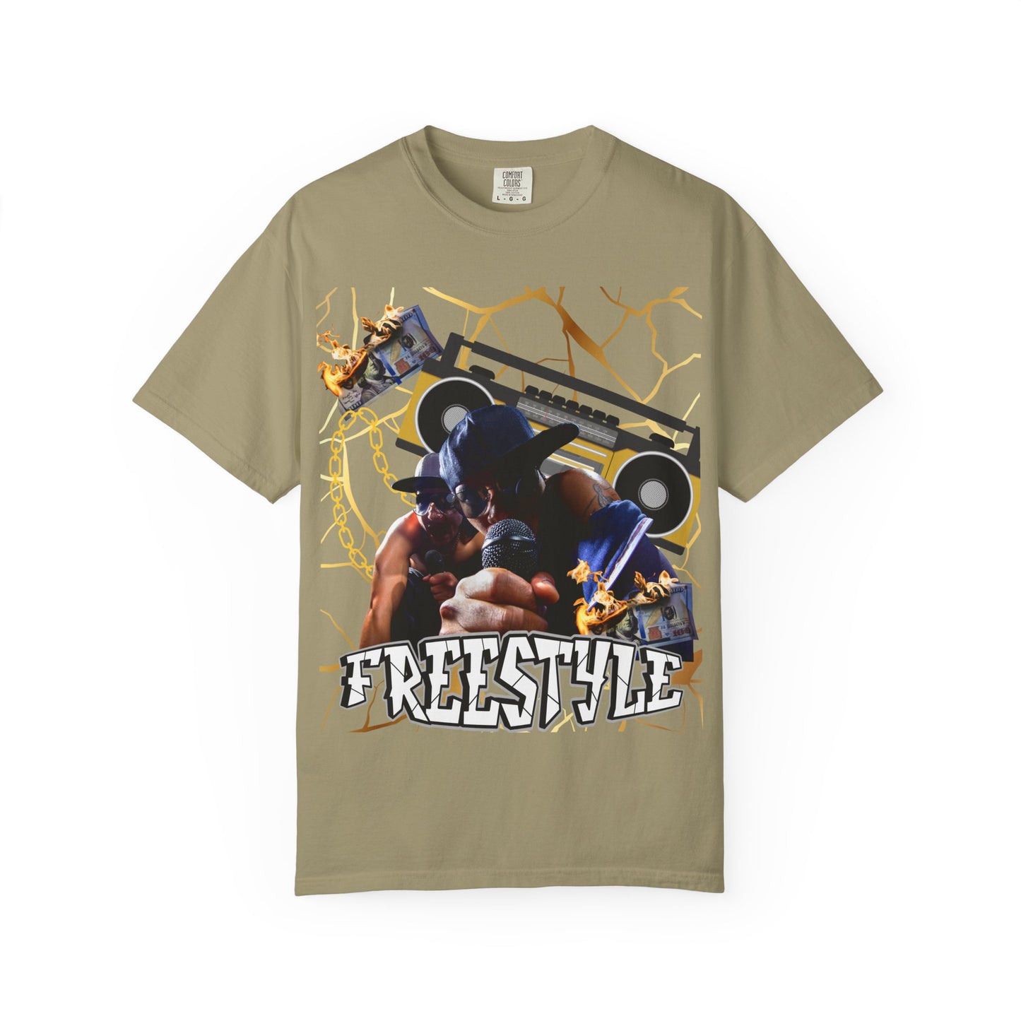 Retro Graphic T-Shirt with 'Freestyle' Design