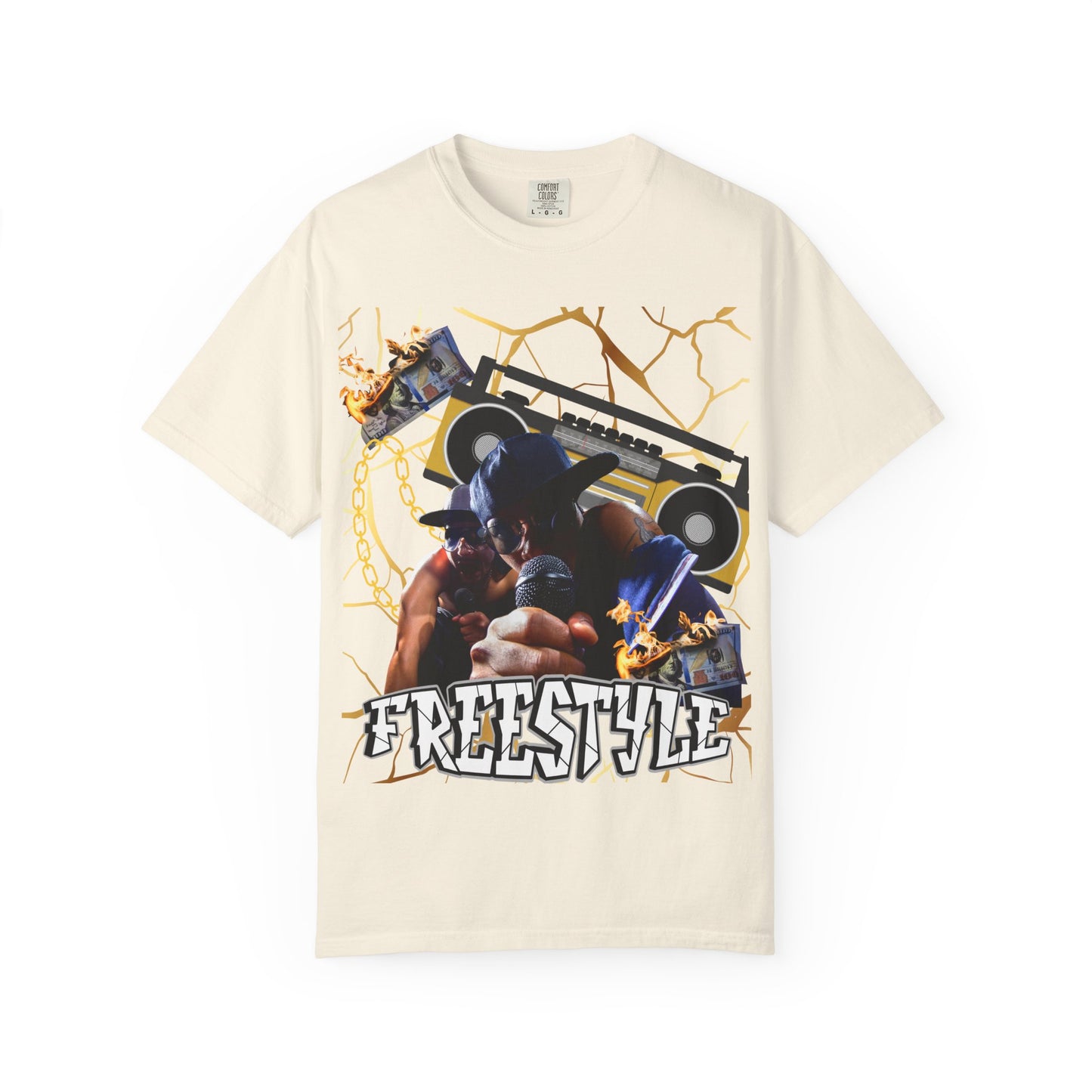 Retro Graphic T-Shirt with 'Freestyle' Design