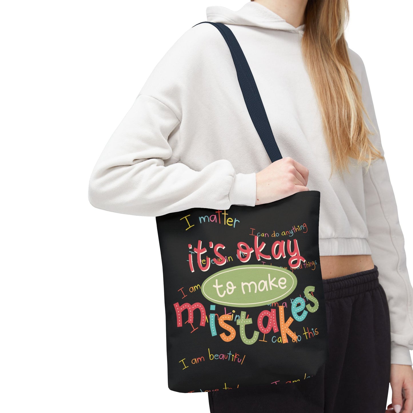 Inspirational Tote Bag - Perfect for Self-Love & Mindfulness