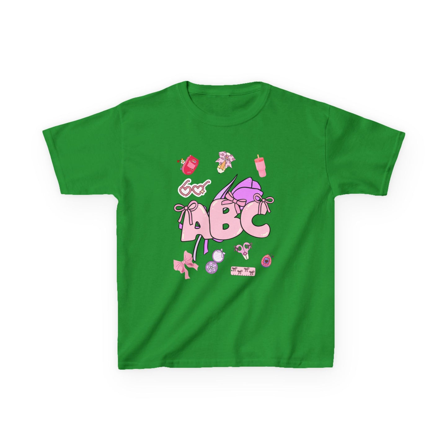 Colorful ABC Kids Tee, Playful Cotton Tee