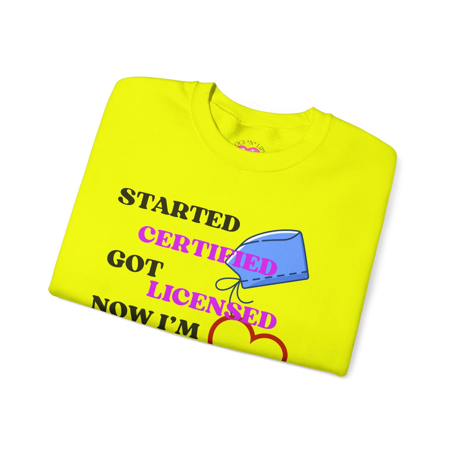 Certified Journey Unisex Sweatshirt, Motivational Crewneck