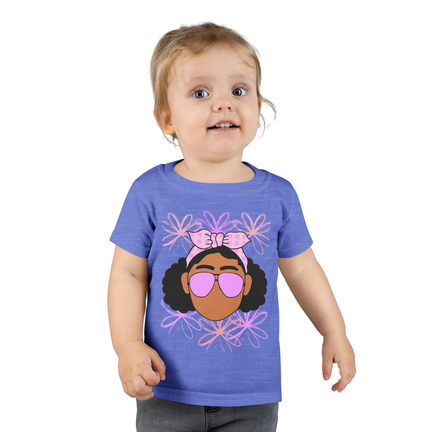 Trendy Toddler Tee: Cool Shades Design