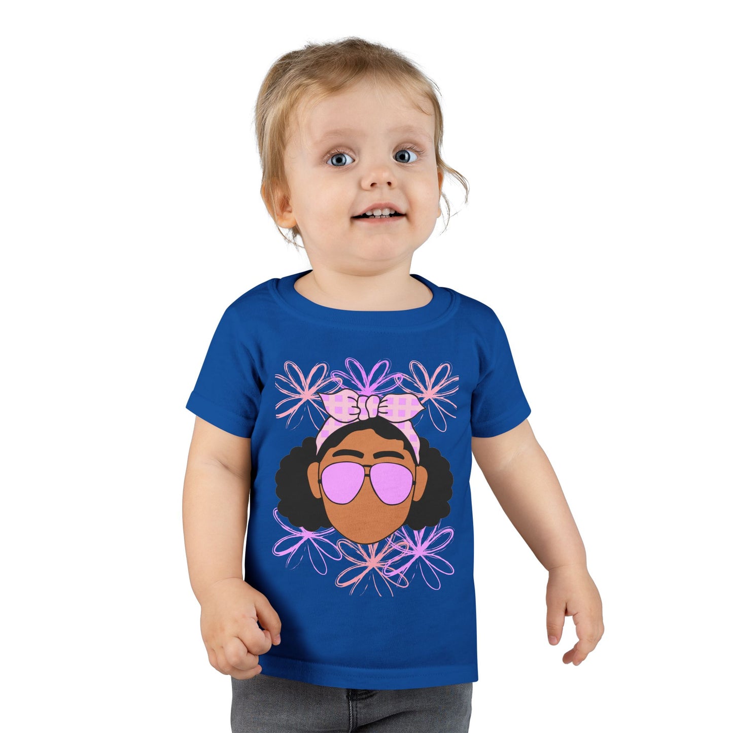 Trendy Toddler Tee: Cool Shades Design