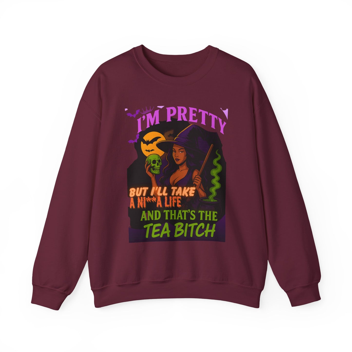 Spooky Vibes Crewneck Sweatshirt - Perfect for Halloween