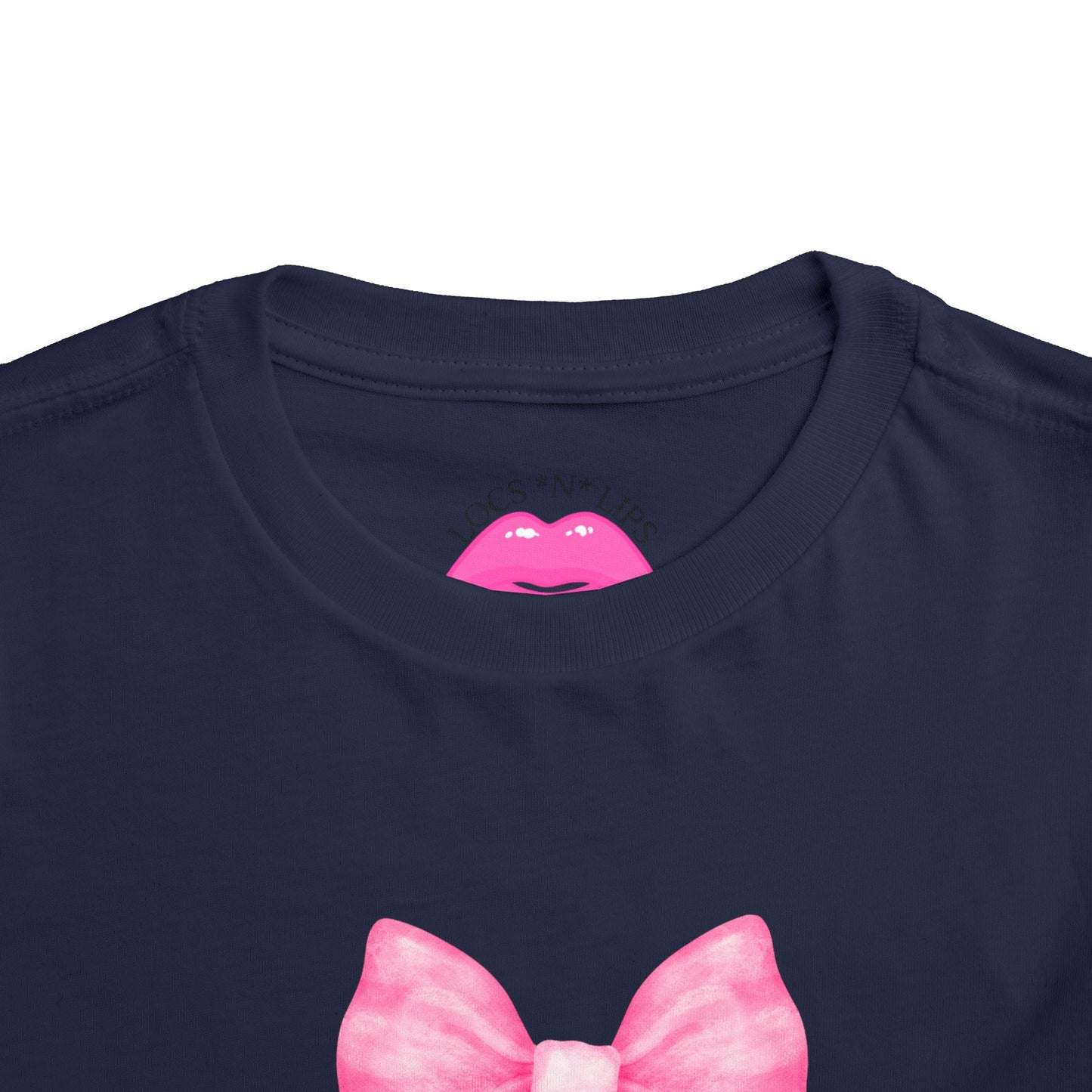 Cute Toddler Tee with Pink Bow Boots Design