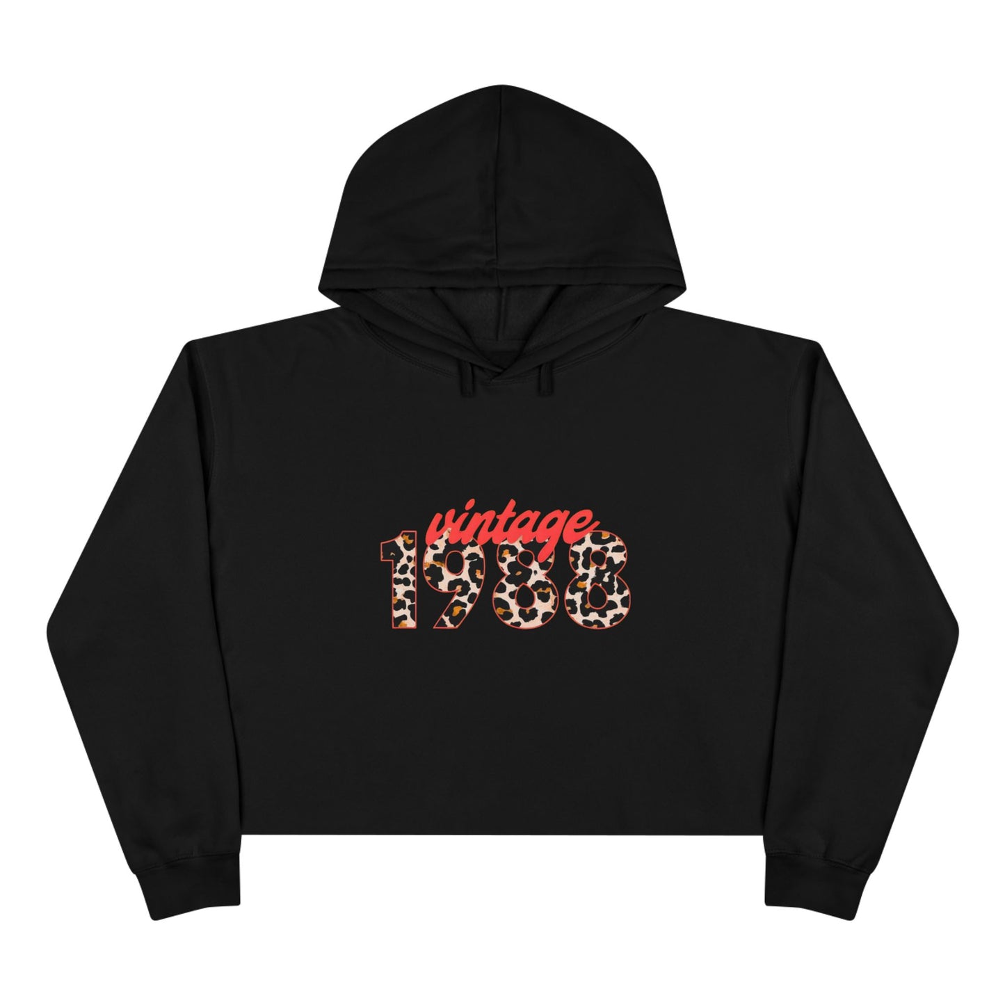 Copy of Vintage 1988 Crop Hoodie, Retro Fashion