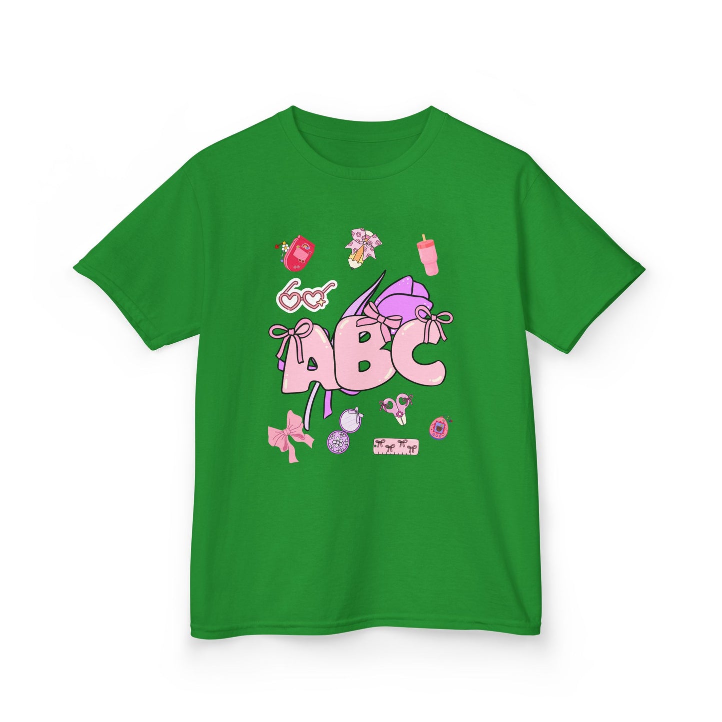 Colorful ABC Kids Tee, Playful Cotton Tee