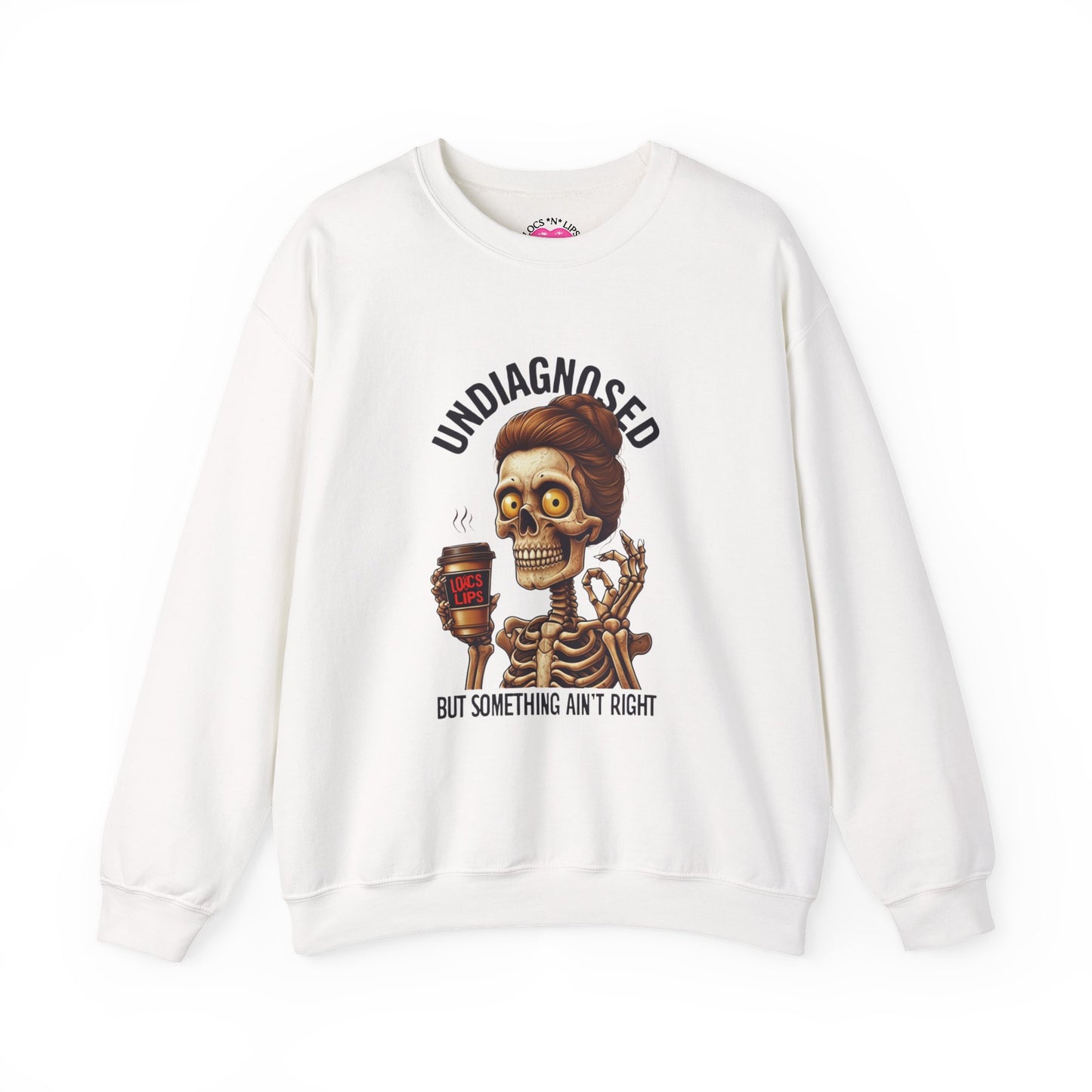 Funny Skeleton Unisex Crewneck Sweatshirt - Undiagnosed