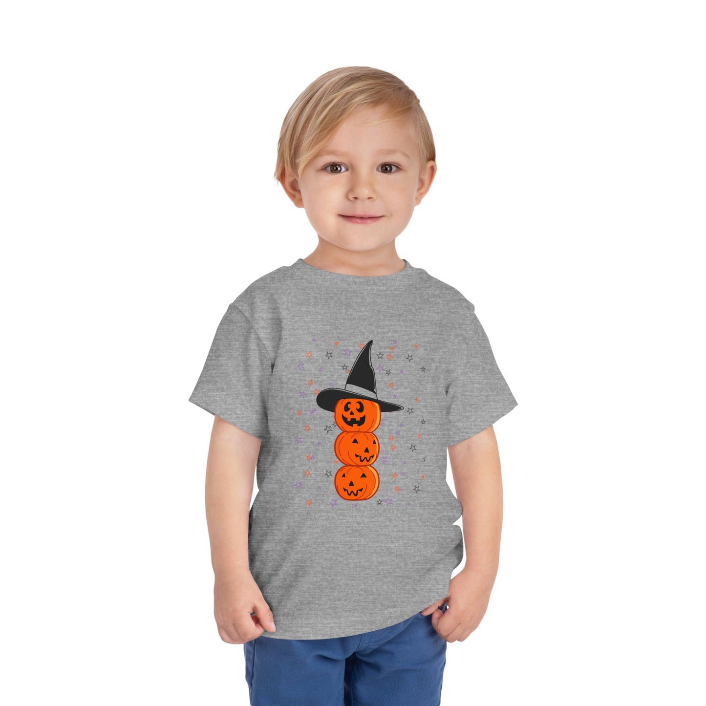 Halloween Pumpkin Tee for Toddlers, Cute Kids Shirt