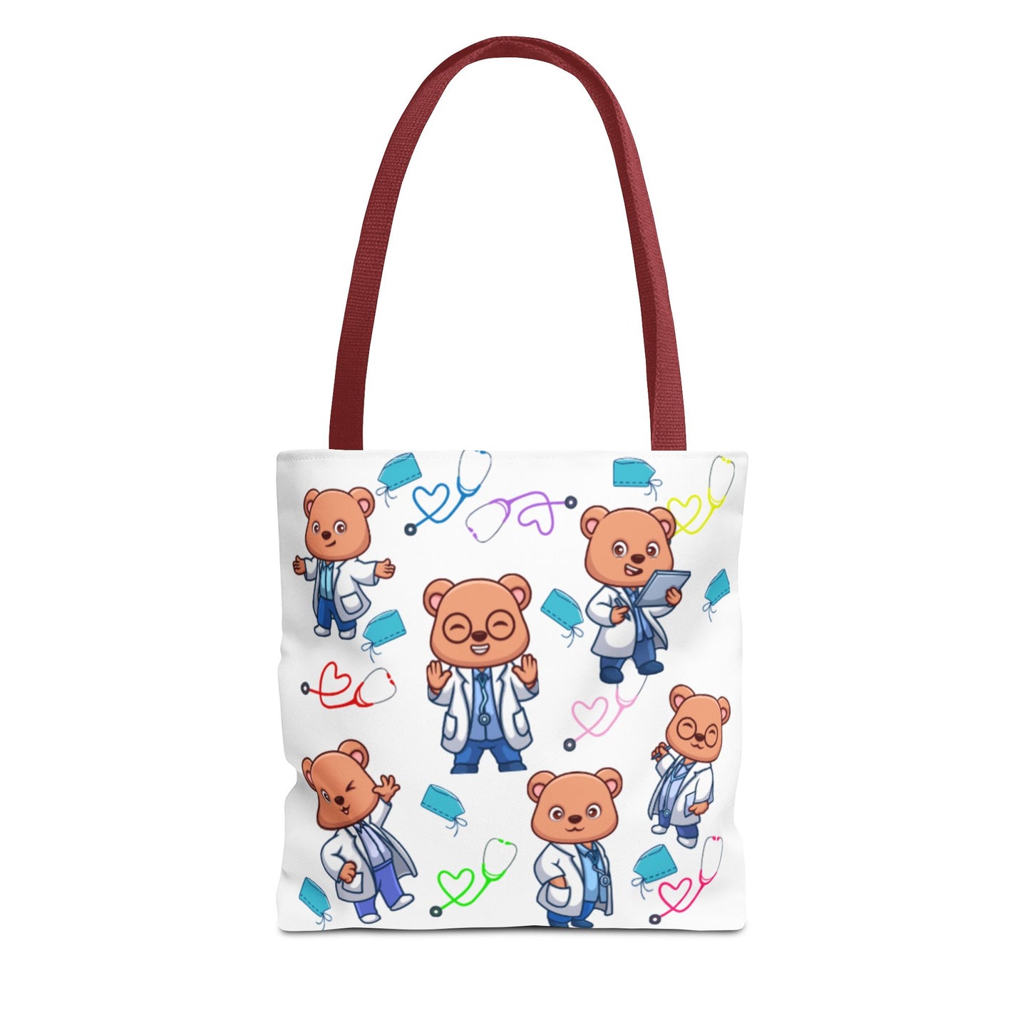 Cute Doctor Bear Tote Bag, Medical Student Gift