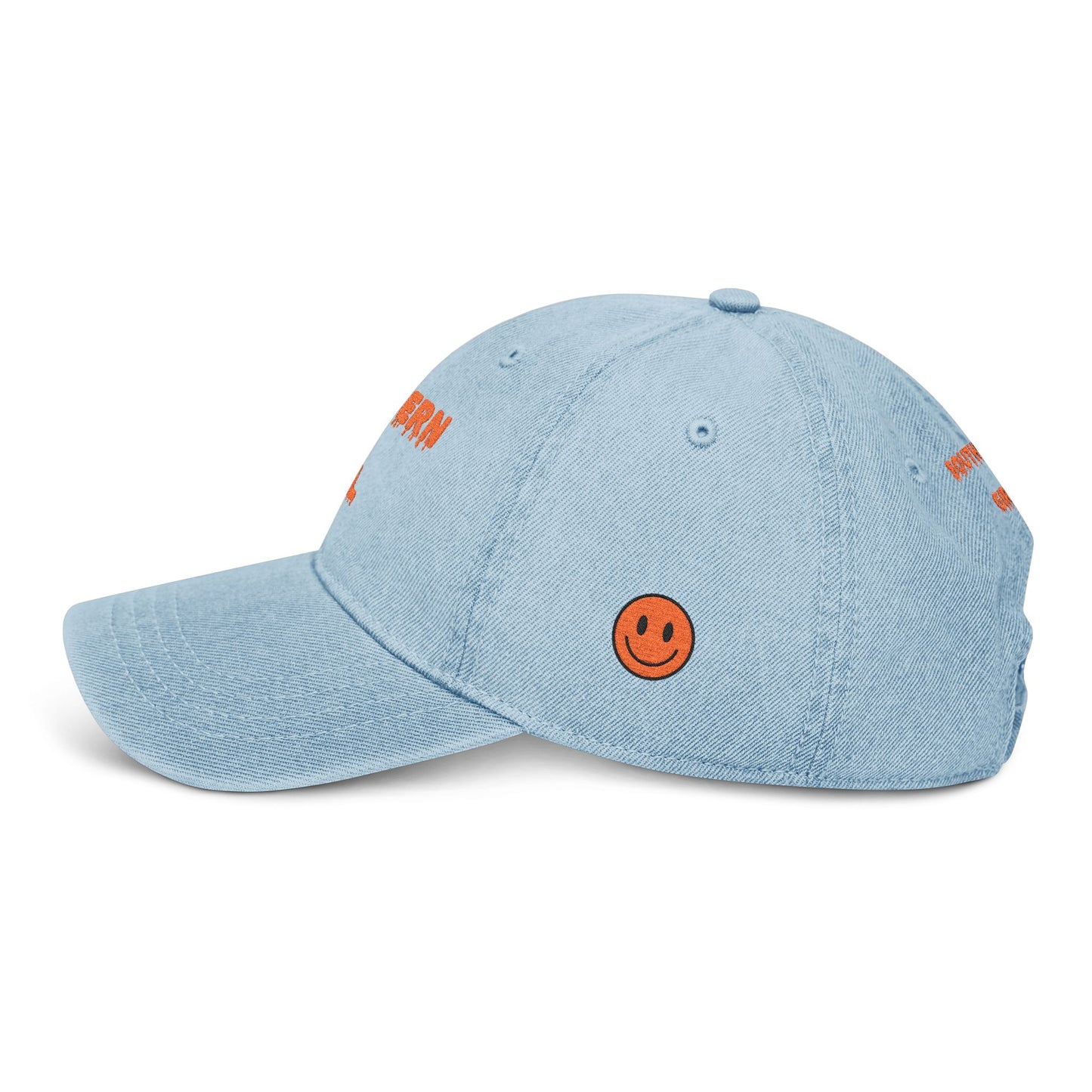Southern Girl Embroidered Denim Hat, Casual Hat