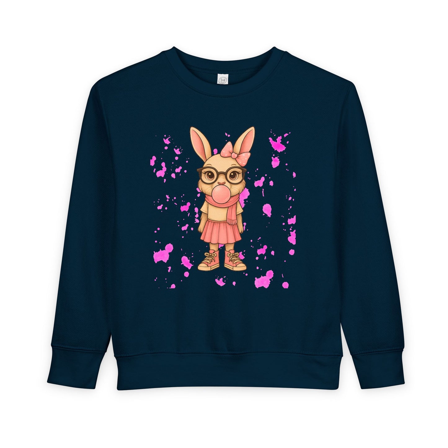 Cute Bunny Toddler Sweatshirt, Kids' Casual Wear