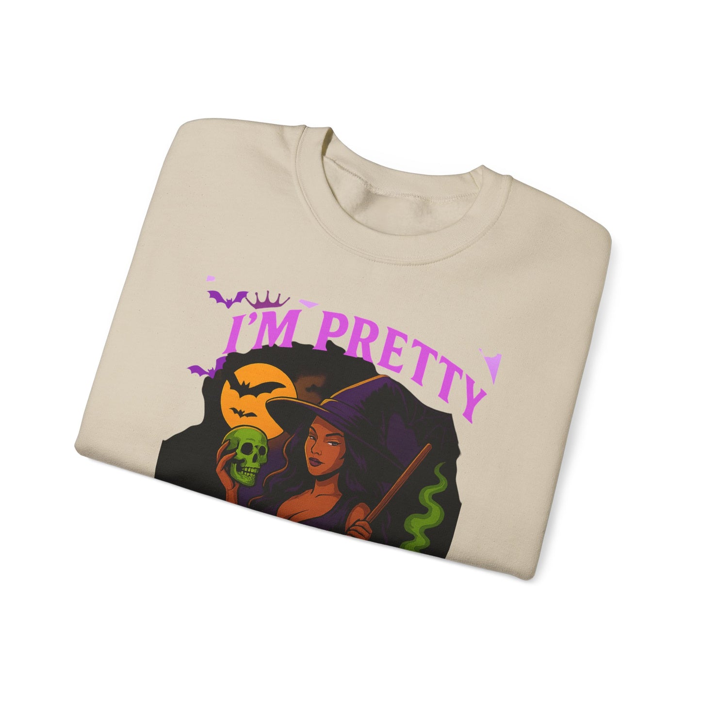 Spooky Vibes Crewneck Sweatshirt - Perfect for Halloween