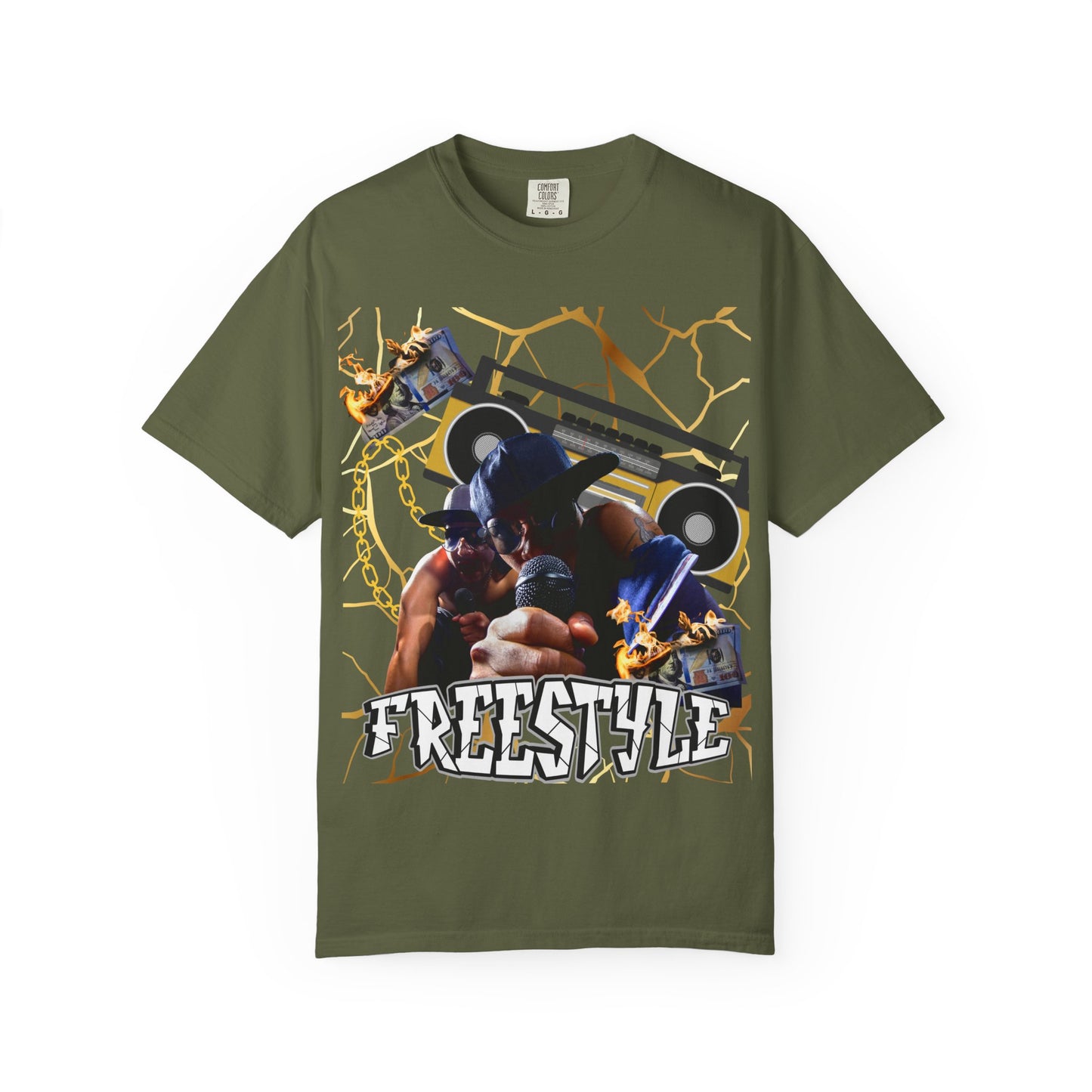 Retro Graphic T-Shirt with 'Freestyle' Design