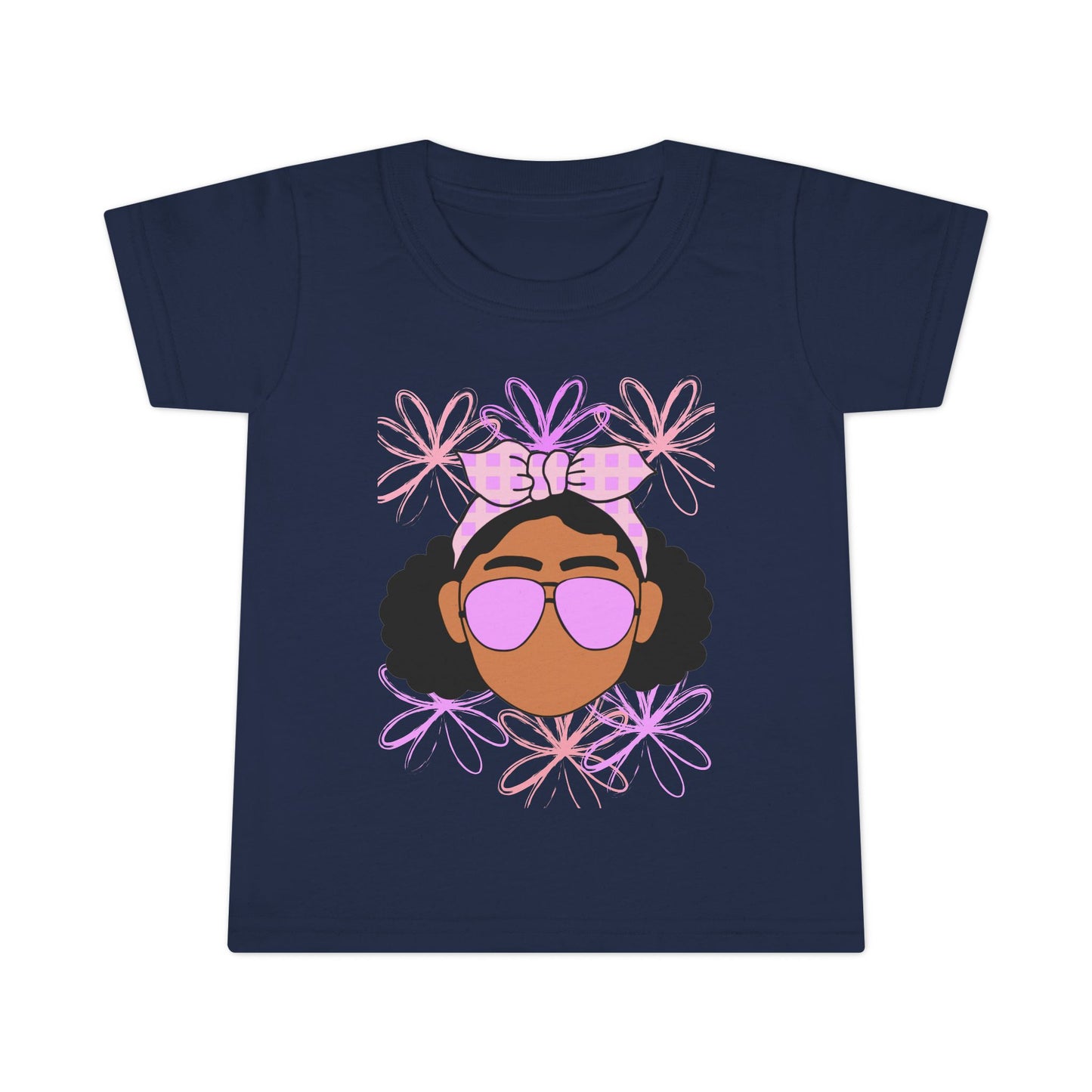 Trendy Toddler Tee: Cool Shades Design