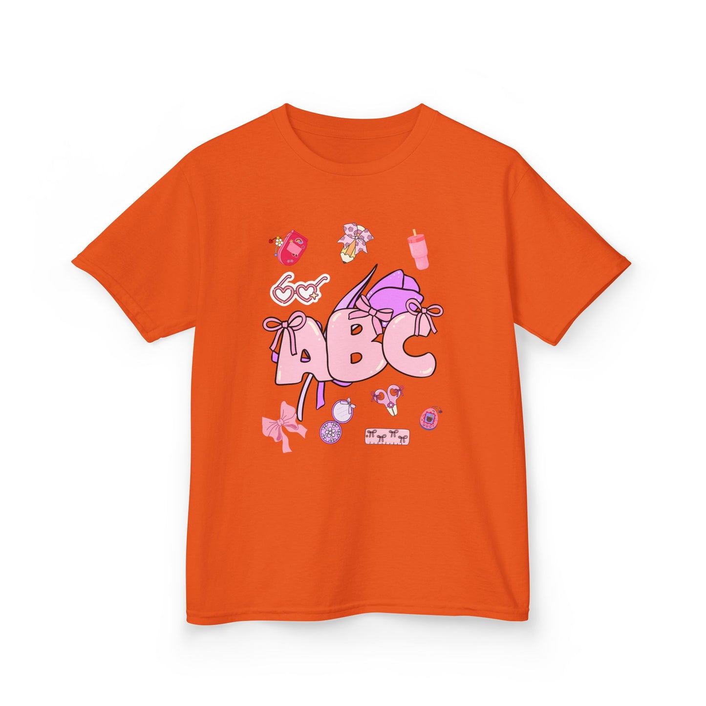Colorful ABC Kids Tee, Playful Cotton Tee