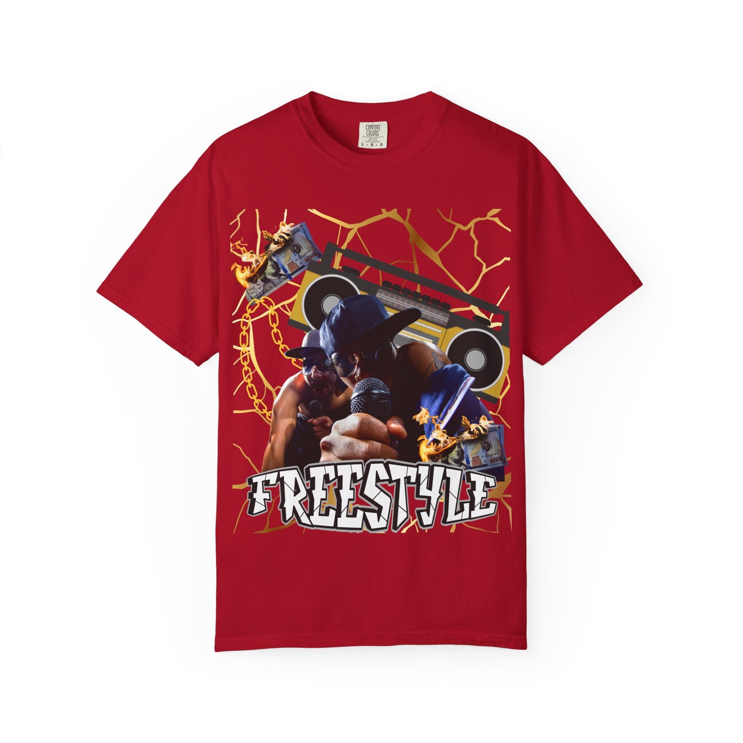 Retro Graphic T-Shirt with 'Freestyle' Design