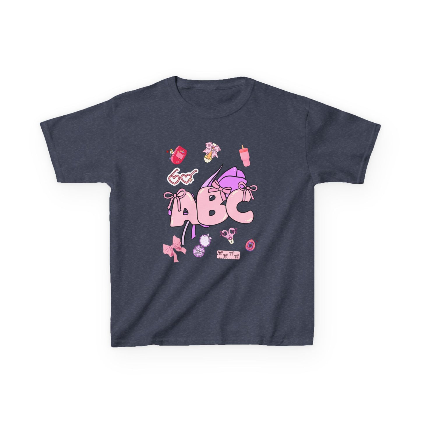 Colorful ABC Kids Tee, Playful Cotton Tee