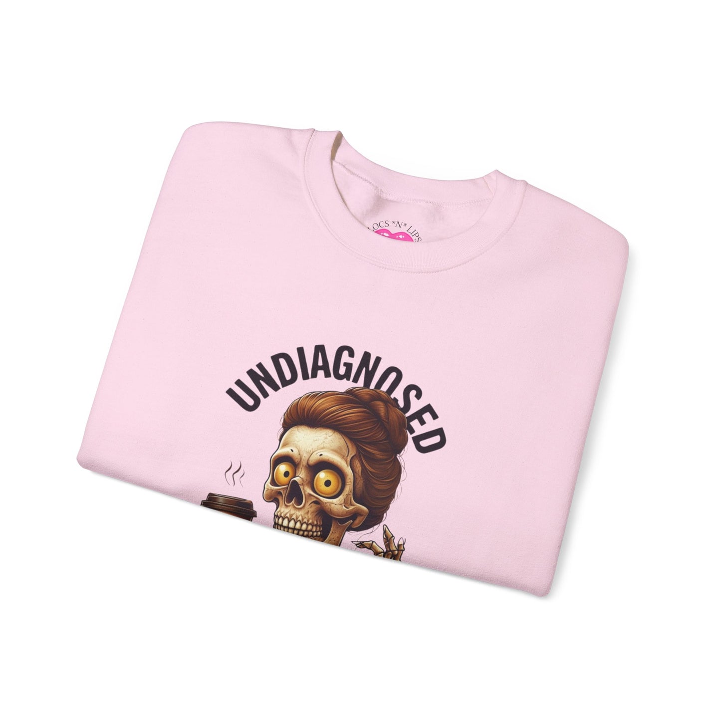 Funny Skeleton Unisex Crewneck Sweatshirt - Undiagnosed