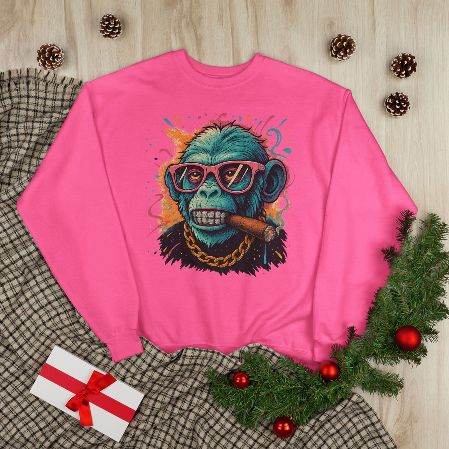 Eco-Friendly 'Boss Mode' Crewneck Sweatshirt, Unisex Cozy Sweatshirt, Casual Streetwear, Gift for Him/Her, Party/Everyday Wear