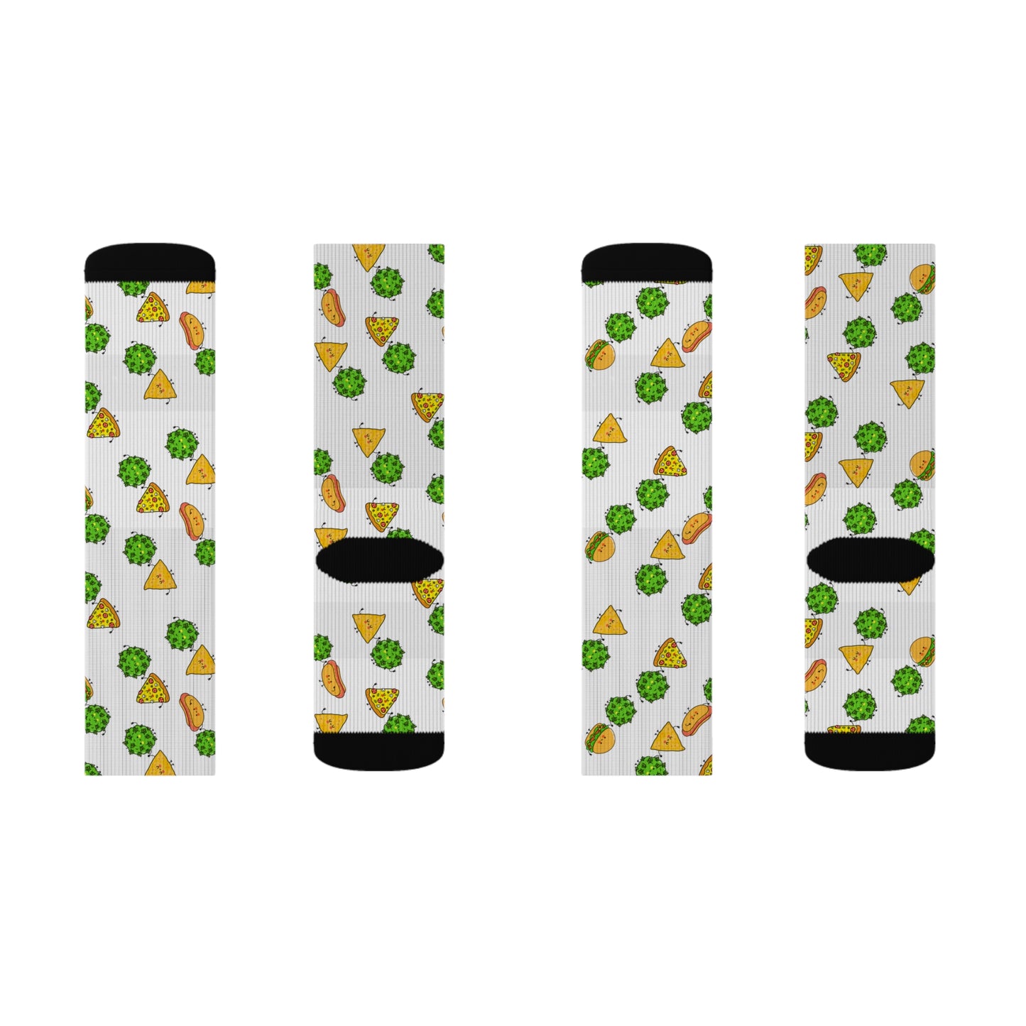 White Munchie Socks| Unisex
