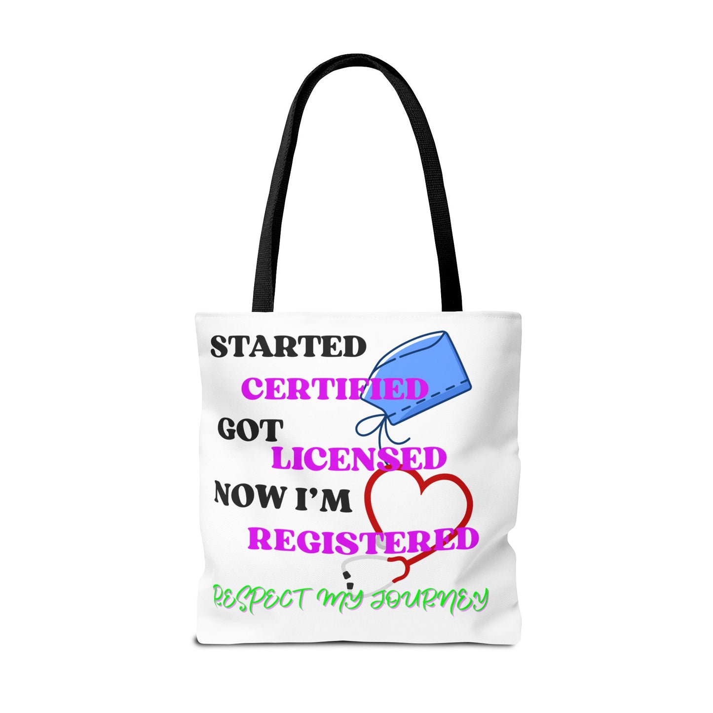 Certified Journey Tote Bag, Inspirational Gift