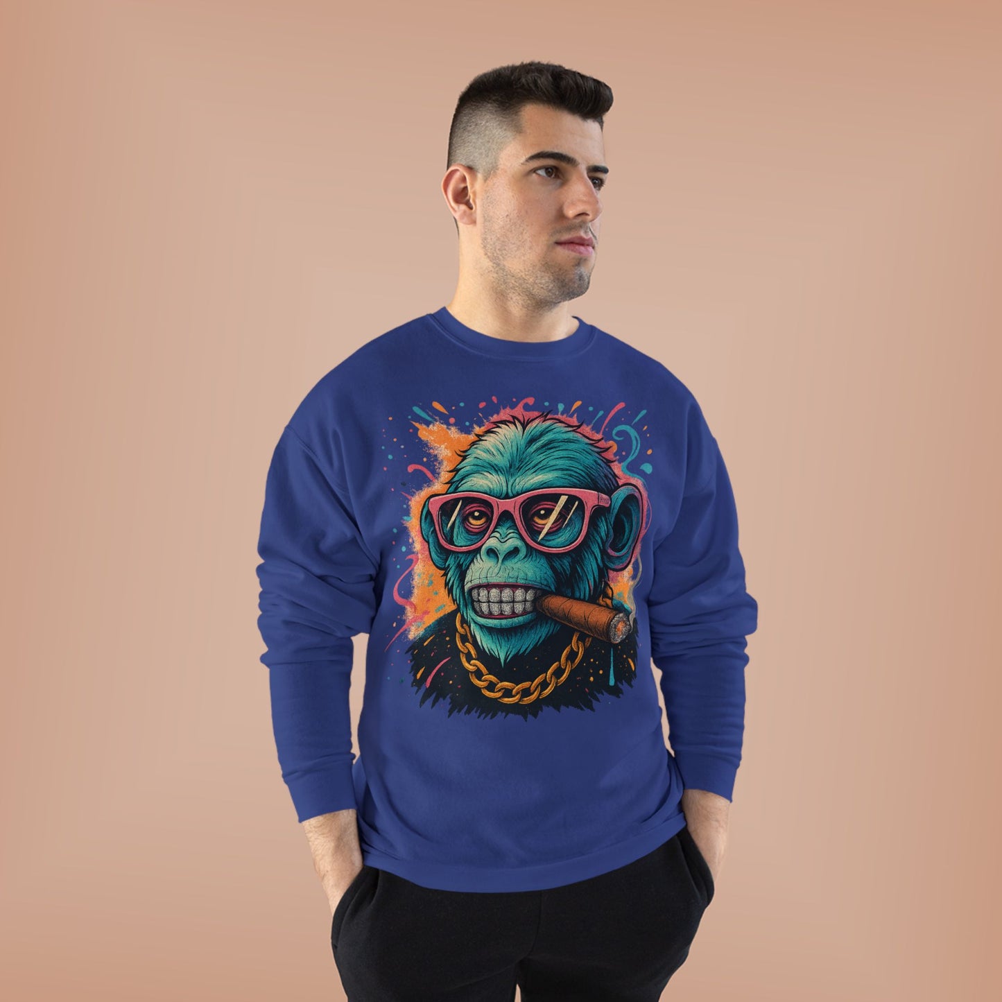 Eco-Friendly 'Boss Mode' Crewneck Sweatshirt, Unisex Cozy Sweatshirt, Casual Streetwear, Gift for Him/Her, Party/Everyday Wear
