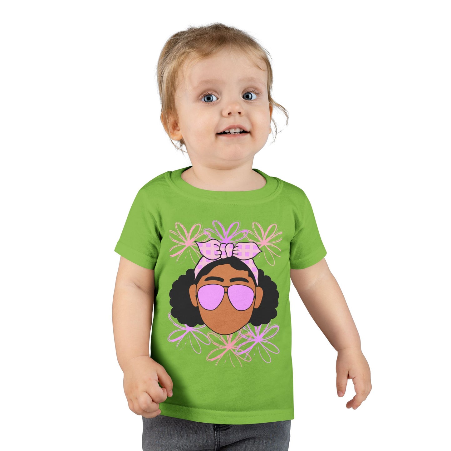 Trendy Toddler Tee: Cool Shades Design
