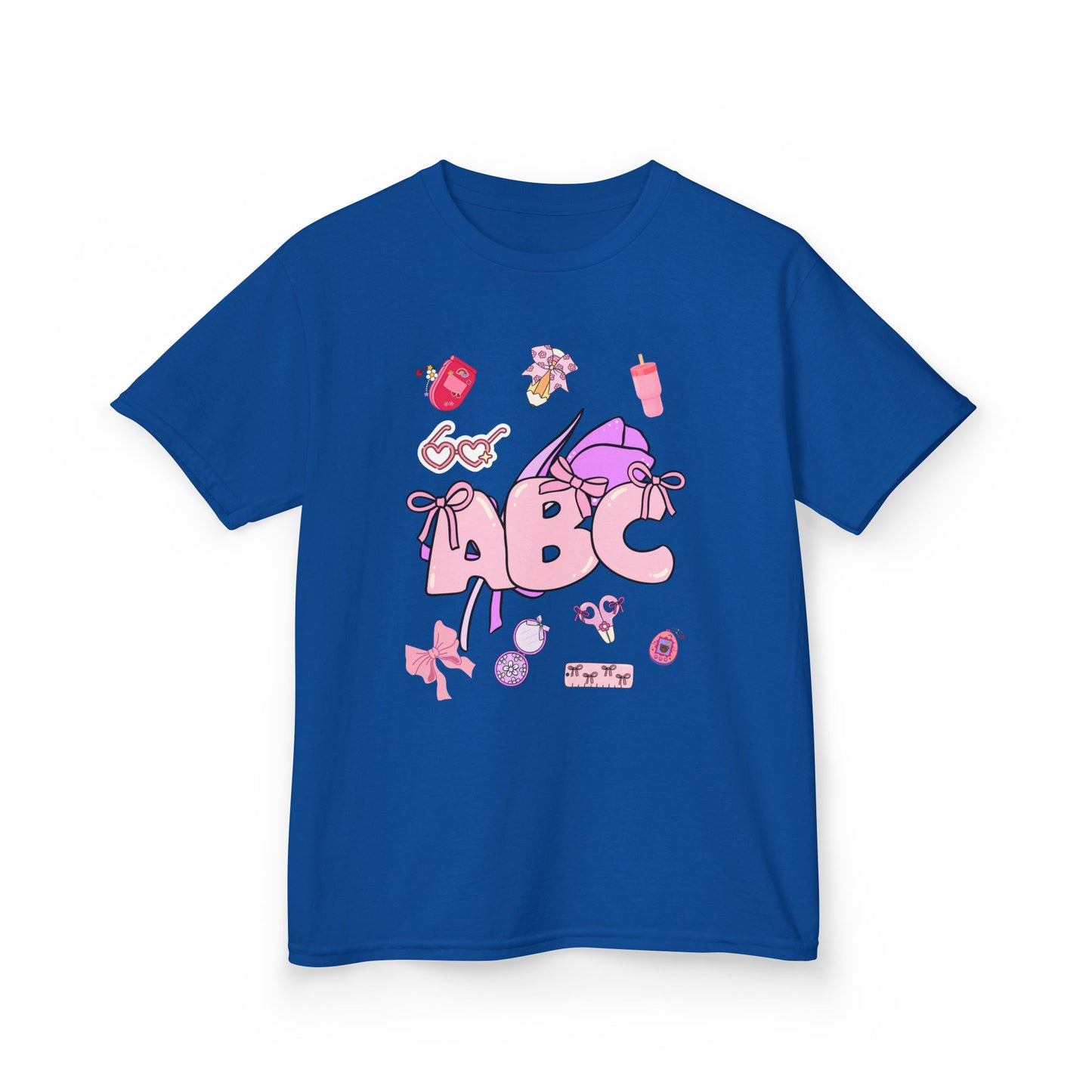 Colorful ABC Kids Tee, Playful Cotton Tee