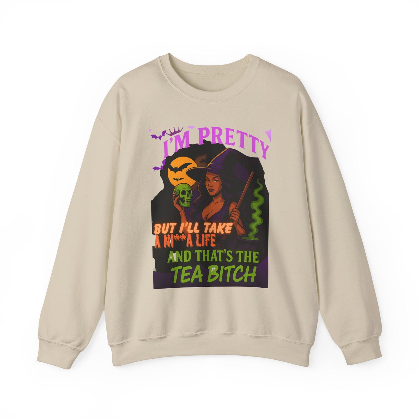 Spooky Vibes Crewneck Sweatshirt - Perfect for Halloween