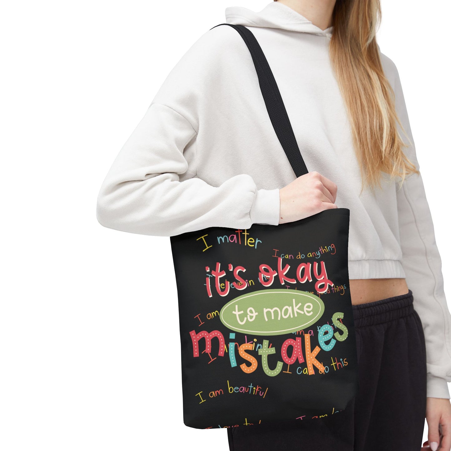 Inspirational Tote Bag - Perfect for Self-Love & Mindfulness